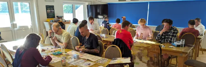 Playing games at the Wallingford Boardgames Society